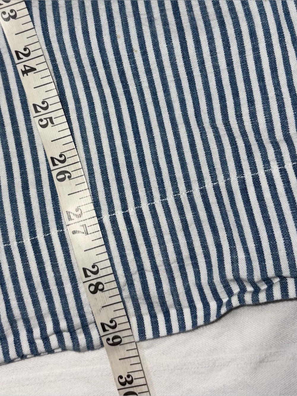 Madewell Blue and White Striped Button-Front Midi Skirt - Picture 7 of 9